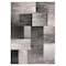 World Rug Gallery Modern Distressed Boxes 3'3'' x 5' Gray 956GRAY3X5 - alternate 4